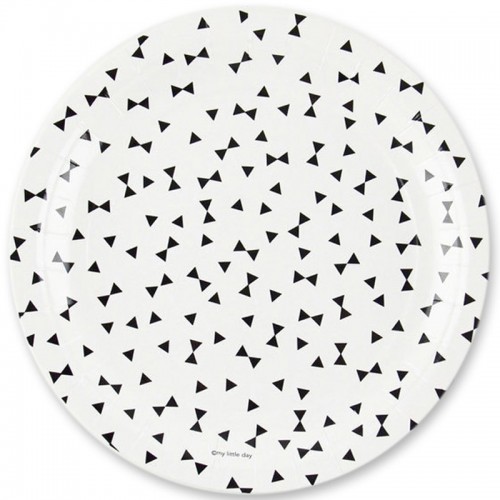 Pratos Triângulos Pretos 